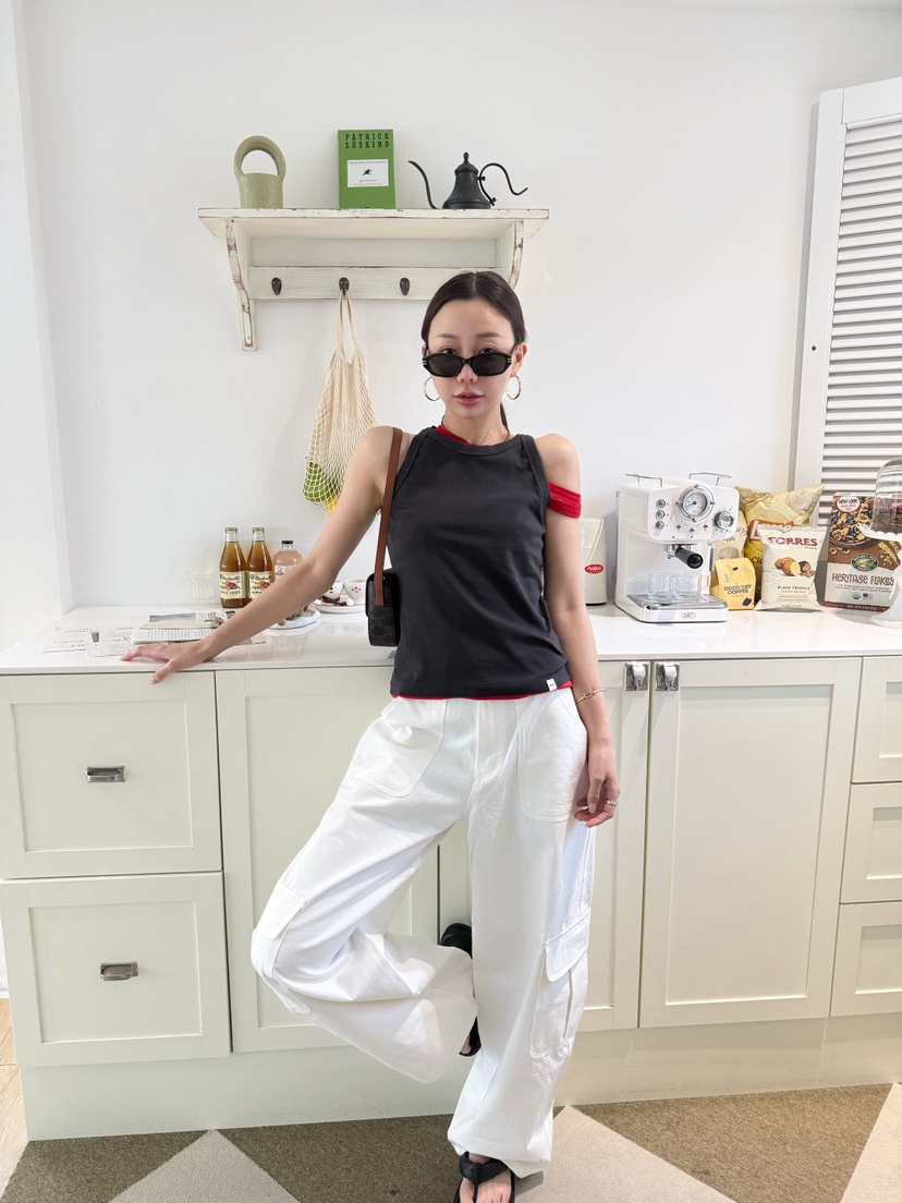 LUMIPLE東大門實拍女士新款休閑人氣推薦時尚熱賣26春夏休閑褲LUMIPLE休閑褲