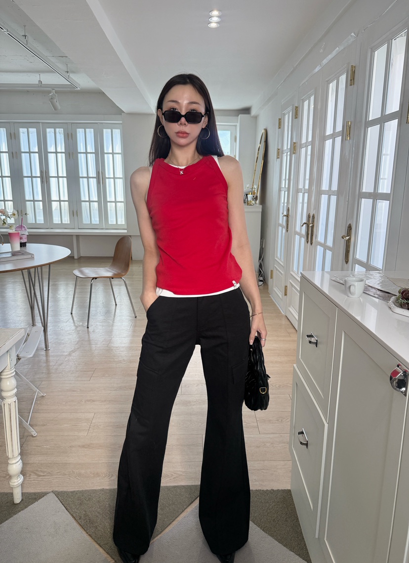 LUMIPLE韓國直郵女士新品26春夏人氣休閑熱賣職業時尚休閑褲LUMIPLE休閑褲