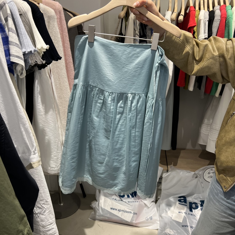 PLATE東大門實拍女士新品推薦職業休閑熱賣時尚半身裙中短裙PLATE半身裙/中短裙圖色1