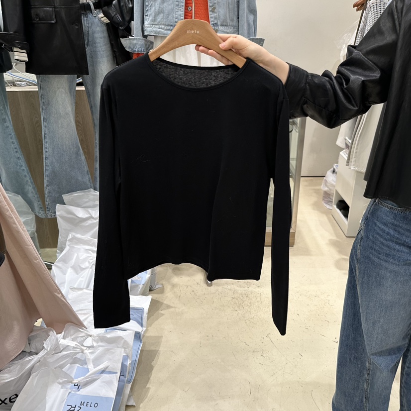 MELO東大門直郵女士新款時尚真品熱賣26春夏推薦休閑長袖T恤MELO長袖T恤圖色4