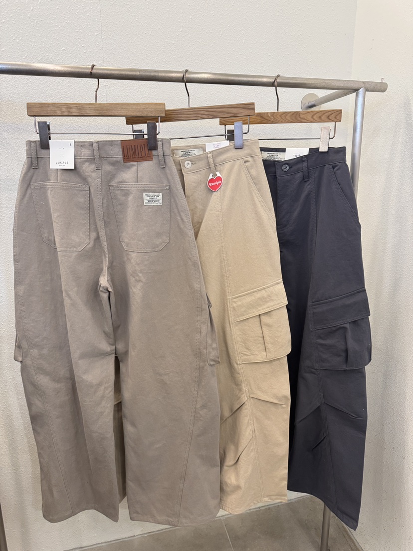 LUMIPLE韓國代購女士新款26春夏真品熱賣時尚休閑推薦休閑褲LUMIPLE休閑褲