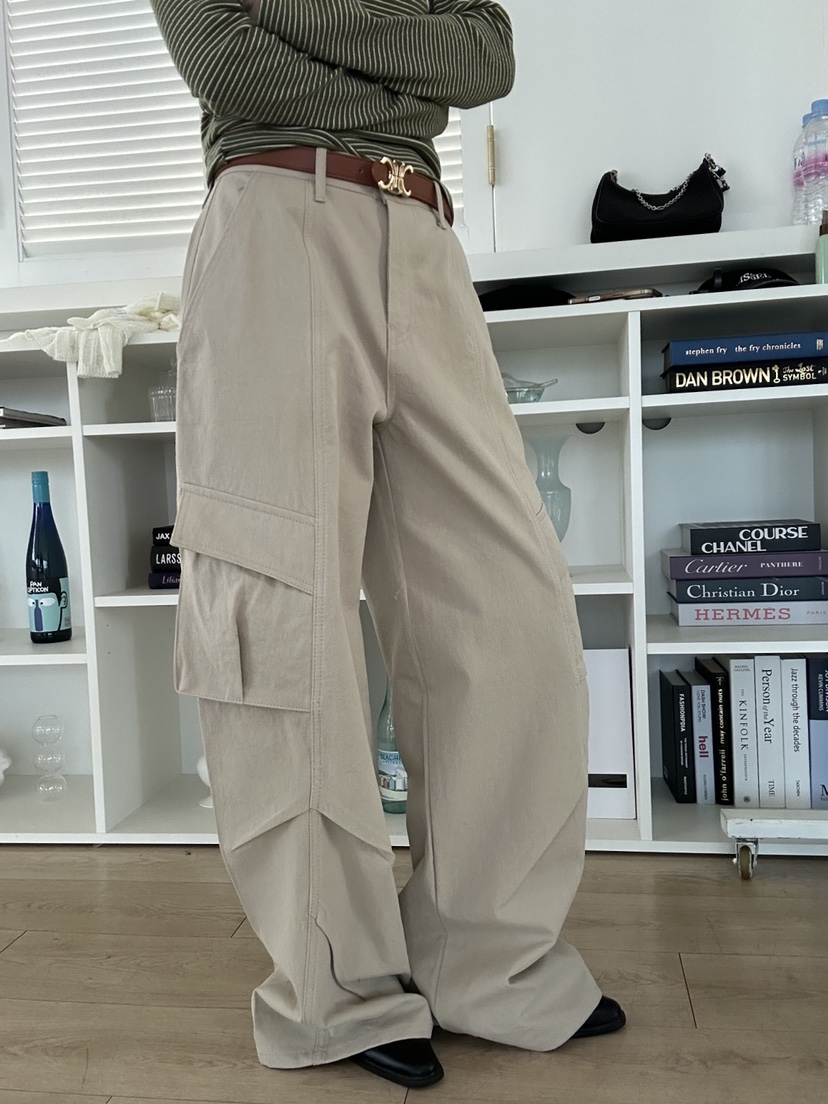 LUMIPLE韓國代購女士新款26春夏真品熱賣時尚休閑推薦休閑褲LUMIPLE休閑褲