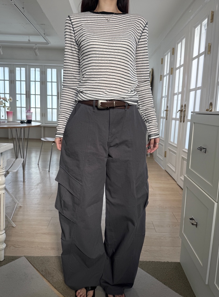 LUMIPLE韓國代購女士新款26春夏真品熱賣時尚休閑推薦休閑褲LUMIPLE休閑褲