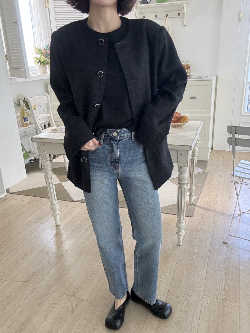 LUMIPLE韓國直郵女士新款時尚人氣休閑26春夏熱賣職業牛仔褲LUMIPLE牛仔褲