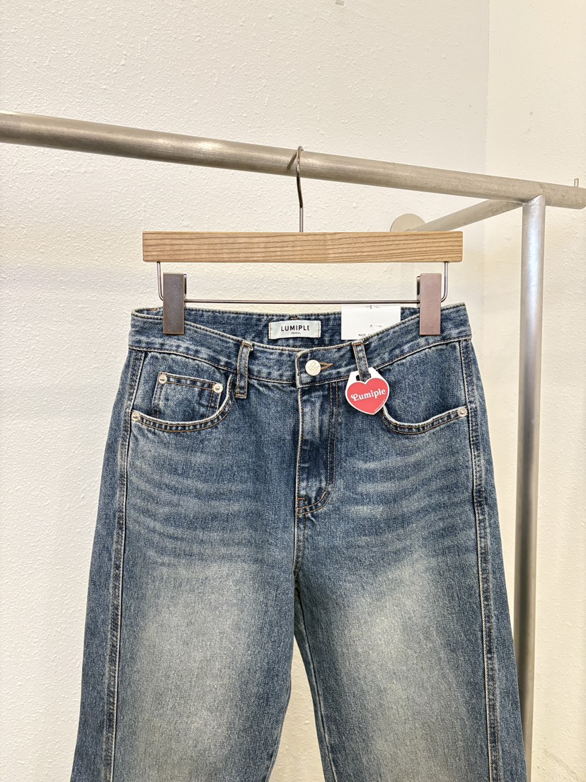 LUMIPLE東大門實拍女士新品休閑時尚真品人氣熱賣職業牛仔褲LUMIPLE牛仔褲