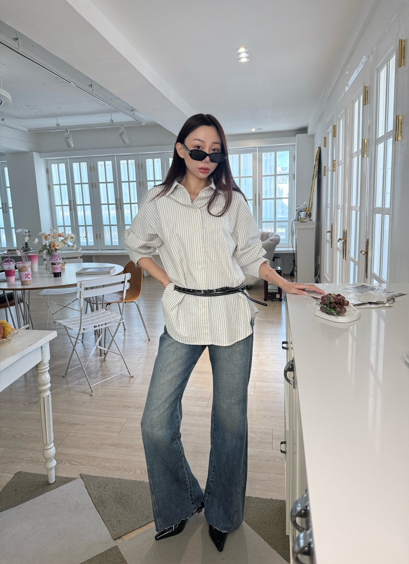 LUMIPLE東大門實拍女士新品休閑時尚真品人氣熱賣職業牛仔褲LUMIPLE牛仔褲