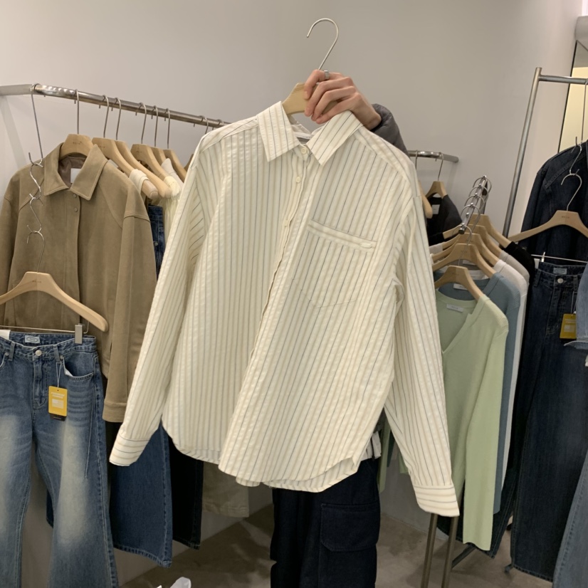 PHILO東大門代購女士新款人氣時尚職業熱賣推薦襯衫蕾絲衫PHILO襯衫/蕾絲衫圖色1