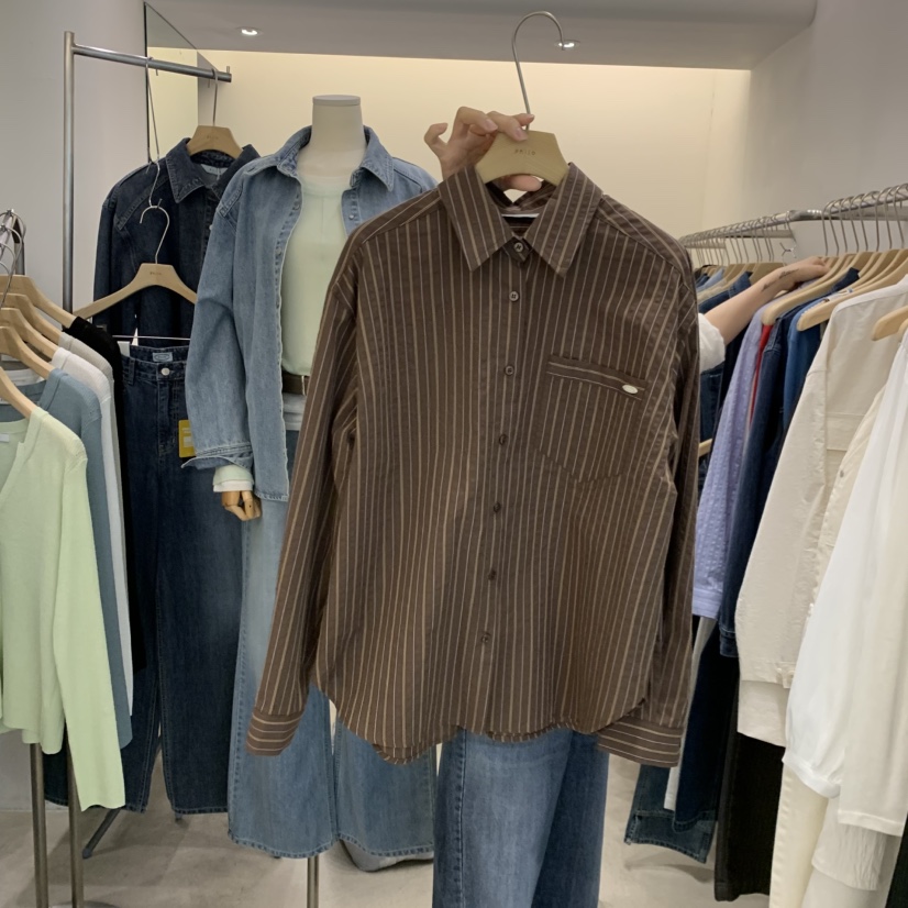 PHILO東大門代購女士新款人氣時尚職業熱賣推薦襯衫蕾絲衫PHILO襯衫/蕾絲衫圖色2