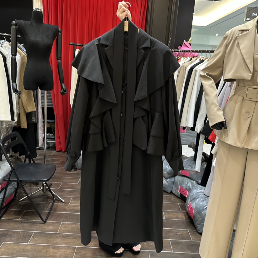 HERISH-HAUTE東大門代購女士新品熱賣人氣長款風衣含腰帶HERISH-HAUTE長款風衣圖色4