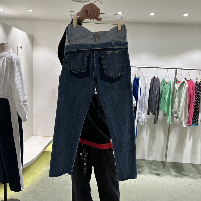 JERRY HALL-P韓國直郵女裝新款真品推薦熱賣牛仔褲腰帶JERRY HALL牛仔褲