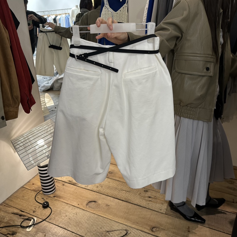 CREAM VILLA東大門直郵女裝新品時尚短褲不含腰帶CREAMVILLA短褲