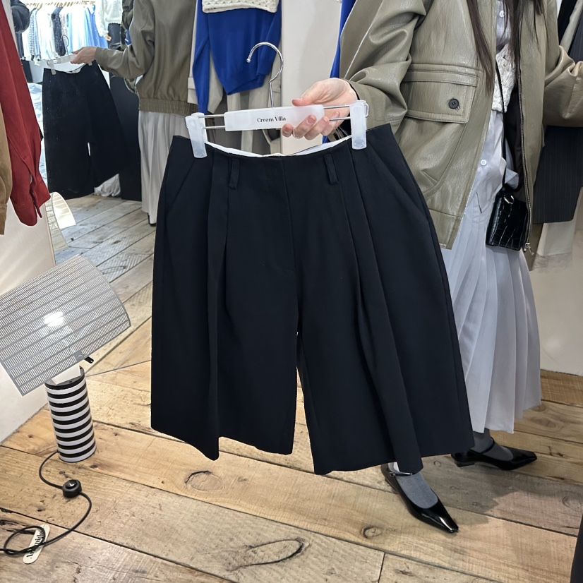 CREAM VILLA東大門直郵女裝新品時尚短褲不含腰帶CREAMVILLA短褲圖色2