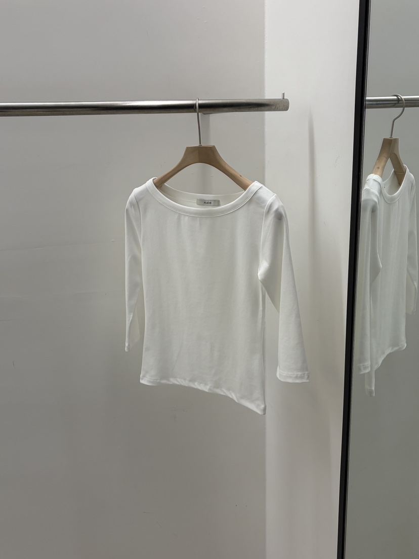 REGULARLY/PLACOR東大門直郵女士新品人氣休閑T恤船領絲綢REGULARLY/PLACORT恤圖色4