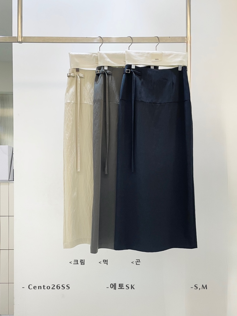 CENTO韓國直郵女裝新款26春夏職業真品休閑推薦人氣熱賣長裙CENTO長裙