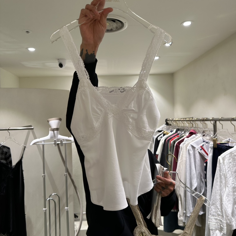 JERRY HALL-P東大門實拍女裝新品休閑熱賣吊帶背心蕾絲JERRY HALL吊帶/背心圖色1