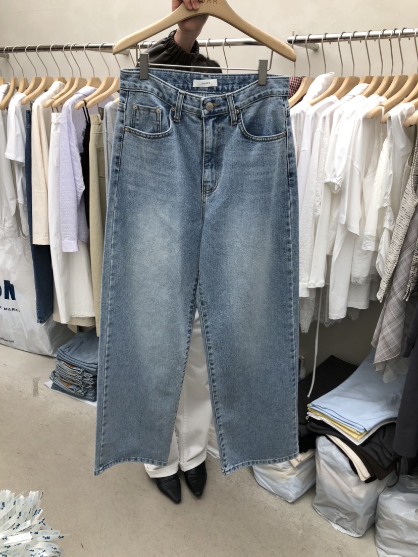 MURR韓國直郵女士新品職業熱賣休閑人氣時尚推薦真品牛仔褲MURR牛仔褲圖色1