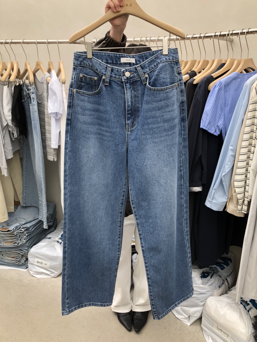 MURR韓國直郵女士新品職業熱賣休閑人氣時尚推薦真品牛仔褲MURR牛仔褲圖色2