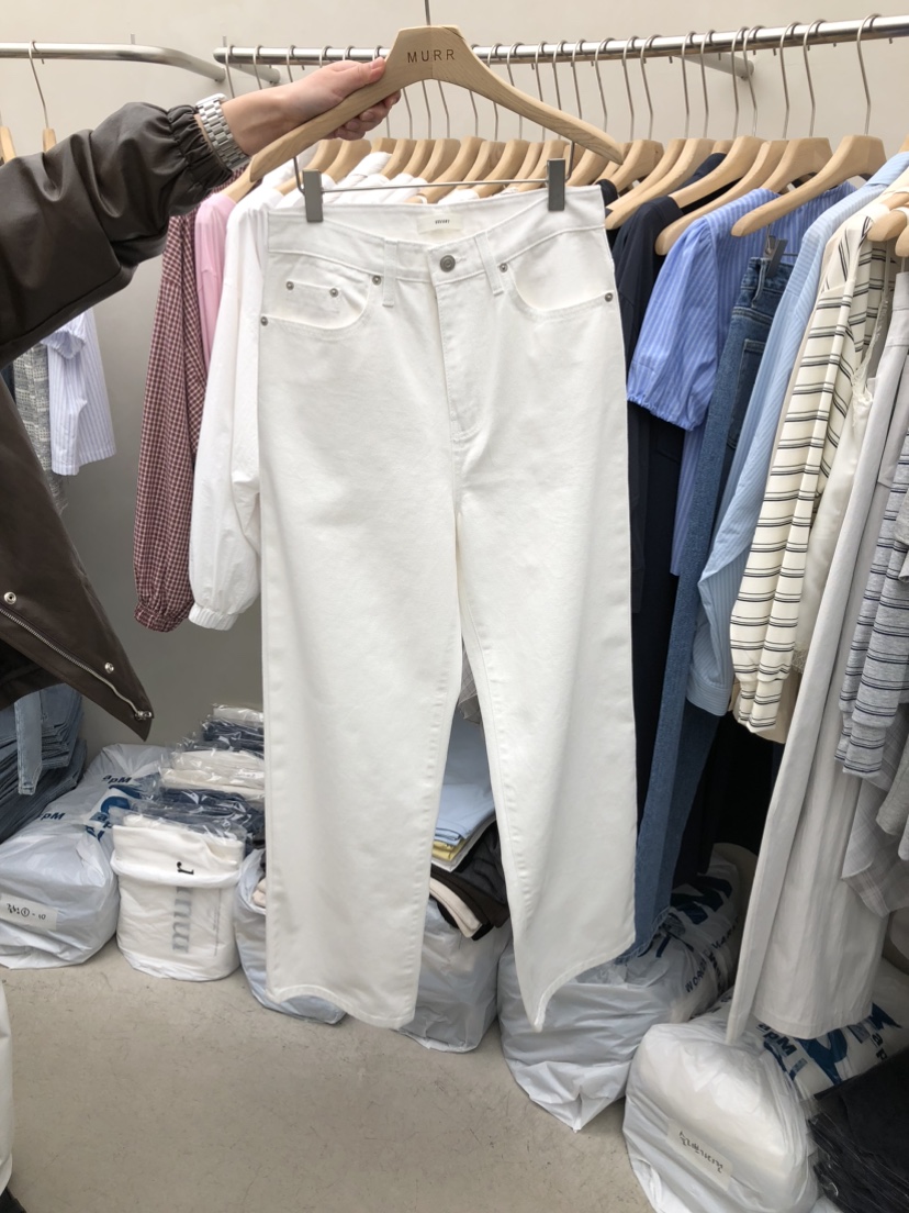 MURR韓國直郵女士新品職業熱賣休閑人氣時尚推薦真品牛仔褲MURR牛仔褲圖色3
