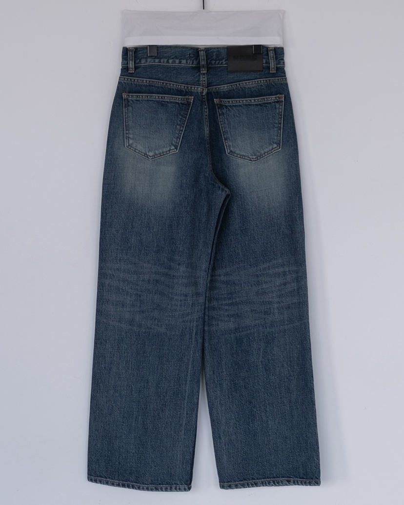 HONG-P東大門代購女裝新品推薦職業26春夏時尚休閑牛仔褲HONG-P牛仔褲