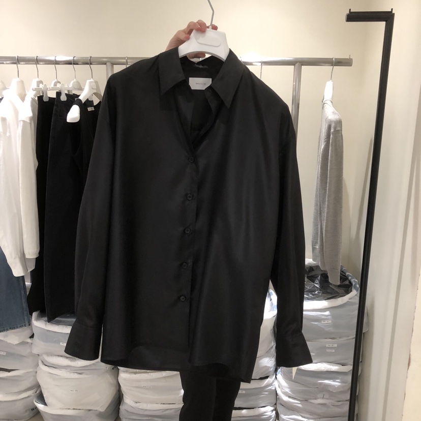 MASCULINE東大門實拍女裝新品時尚真品休閑襯衫蕾絲衫絲綢MASCULINE襯衫/蕾絲衫圖色1