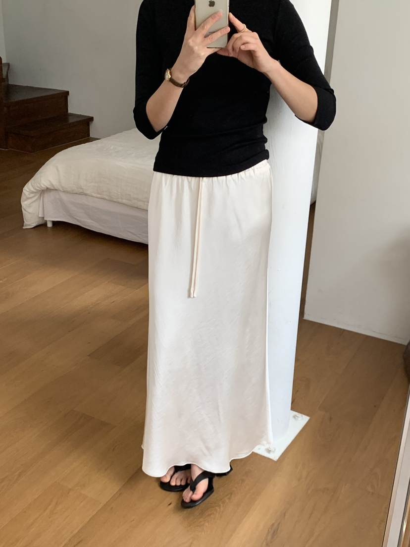 REGULARLY/PLACOR東大門直郵女士新品職業時尚熱賣長裙緞面REGULARLY/PLACOR長裙