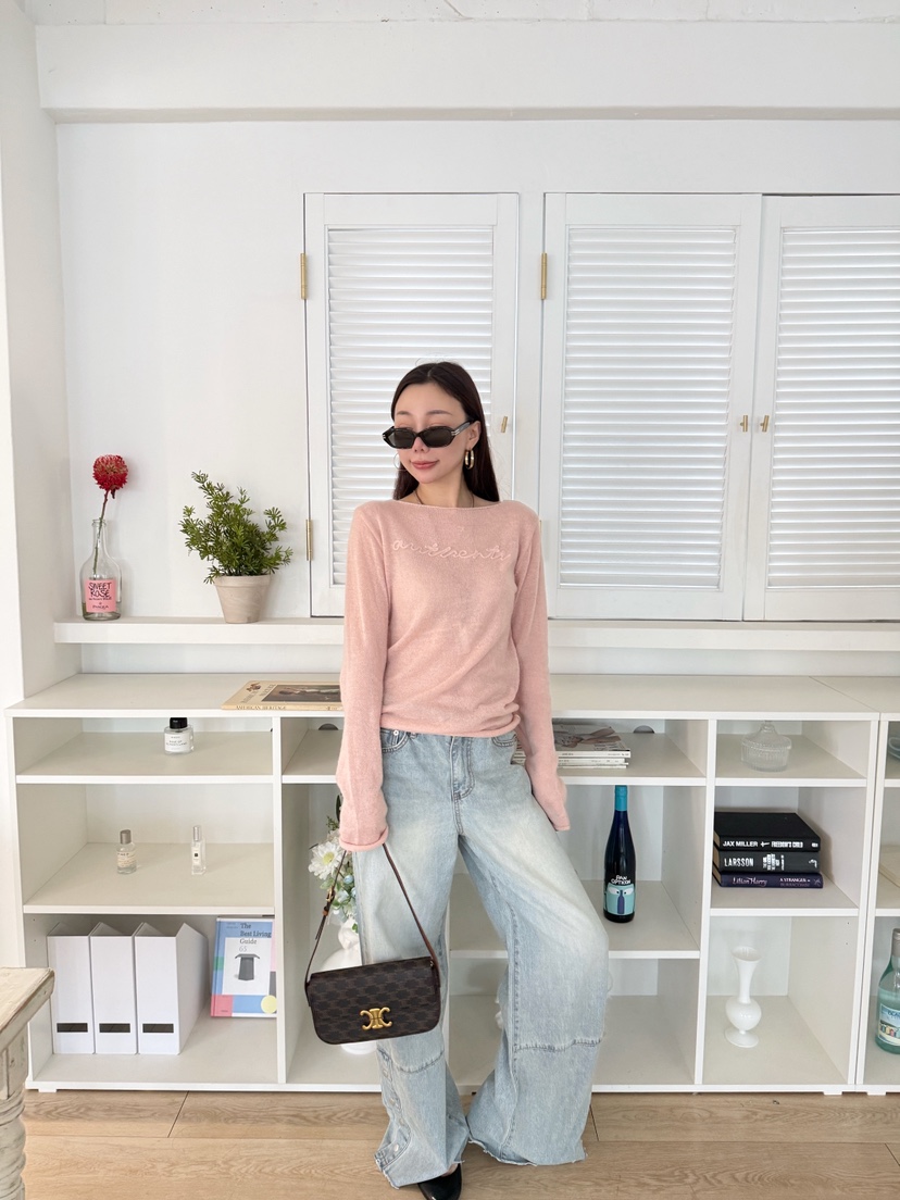 LUMIPLE韓國直郵女士新品熱賣人氣休閑26春夏時尚真品針織衫LUMIPLE針織衫