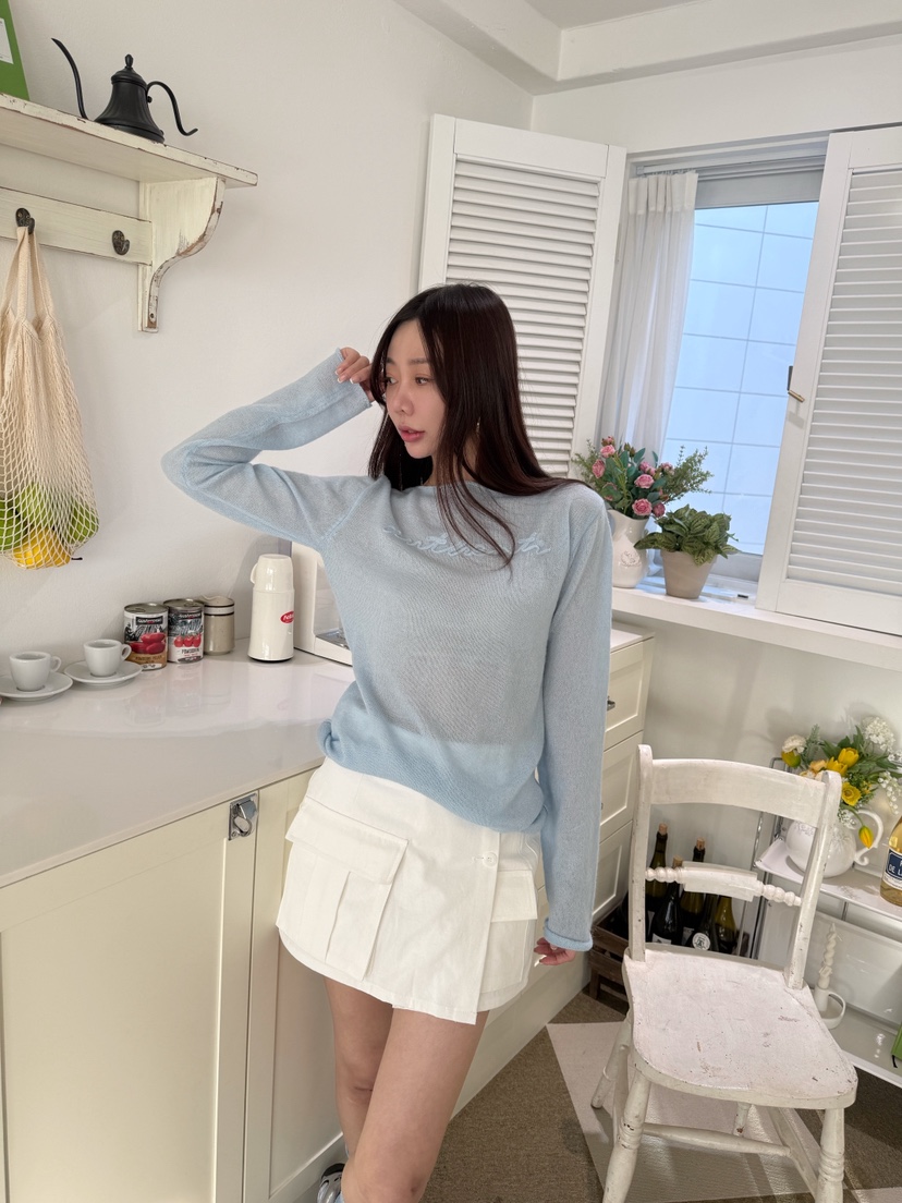 LUMIPLE韓國直郵女士新品熱賣人氣休閑26春夏時尚真品針織衫LUMIPLE針織衫