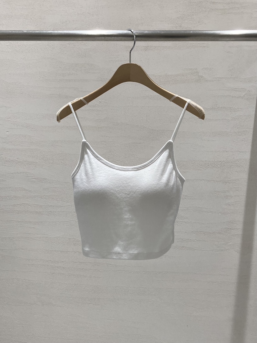 ROUGH韓國直郵女裝新款休閑時尚人氣職業熱賣吊帶背心棉質ROUGH吊帶/背心圖色1