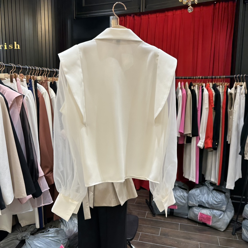 HERISH-HAUTE韓國直郵女裝新品職業真品熱賣時尚襯衫蕾絲衫HERISH-HAUTE襯衫/蕾絲衫