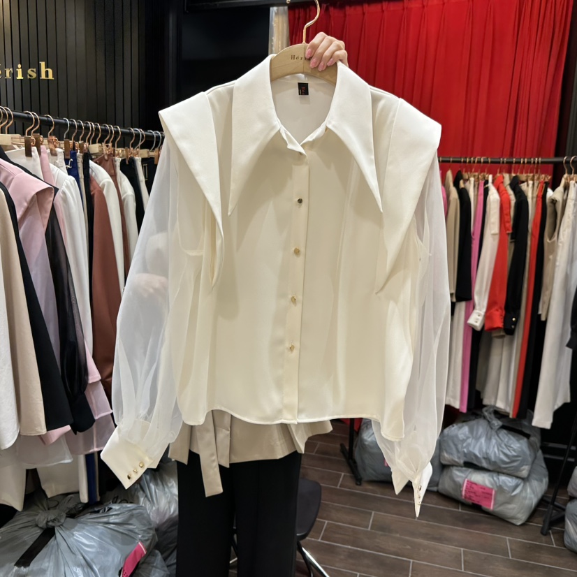 HERISH-HAUTE韓國直郵女裝新品職業真品熱賣時尚襯衫蕾絲衫HERISH-HAUTE襯衫/蕾絲衫圖色1