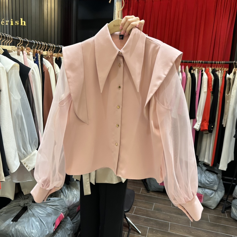 HERISH-HAUTE韓國直郵女裝新品職業真品熱賣時尚襯衫蕾絲衫HERISH-HAUTE襯衫/蕾絲衫圖色2