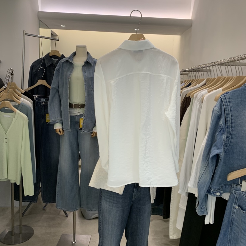 PHILO韓國直郵女士新款人氣熱賣真品時尚推薦襯衫蕾絲衫纖維PHILO襯衫/蕾絲衫