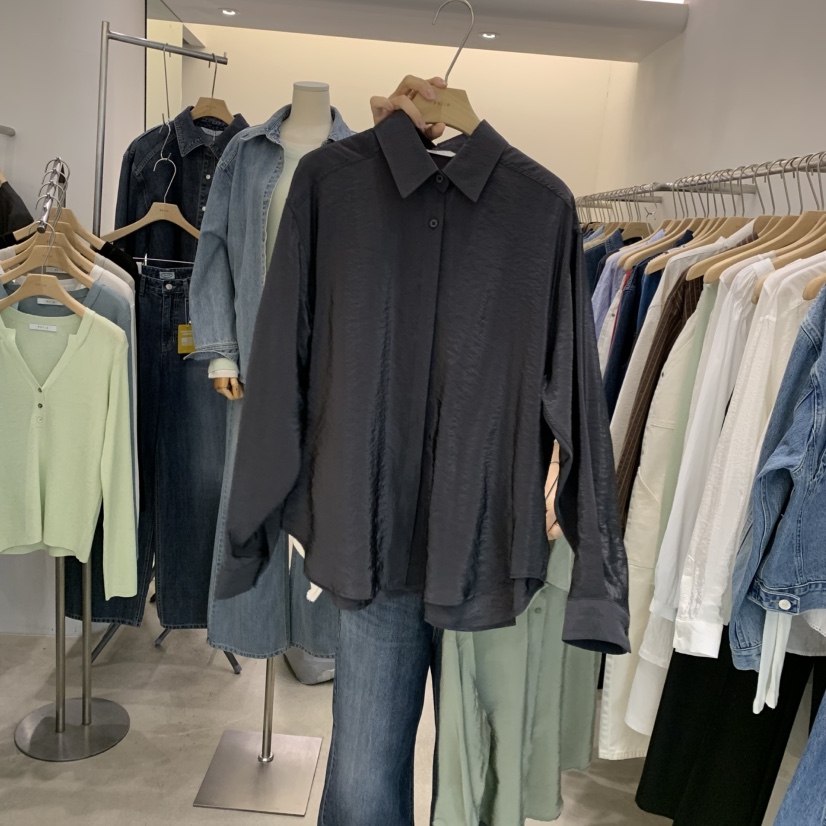 PHILO韓國直郵女士新款人氣熱賣真品時尚推薦襯衫蕾絲衫纖維PHILO襯衫/蕾絲衫圖色3