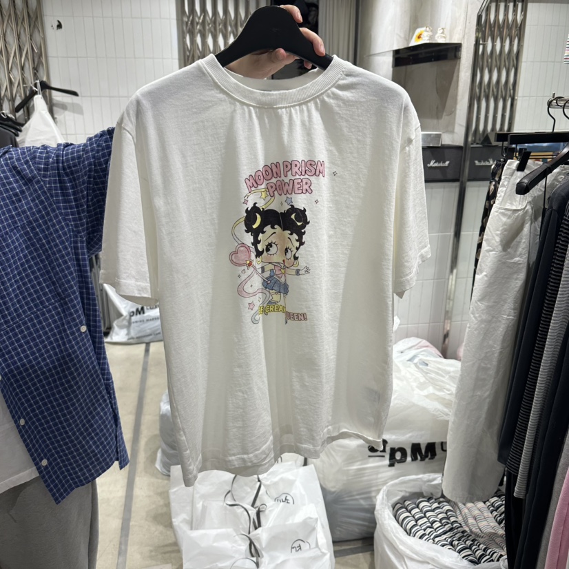 VANTA韓國直郵女士新款26春夏時尚人氣推薦休閑職業真品T恤VANTAT恤圖色1