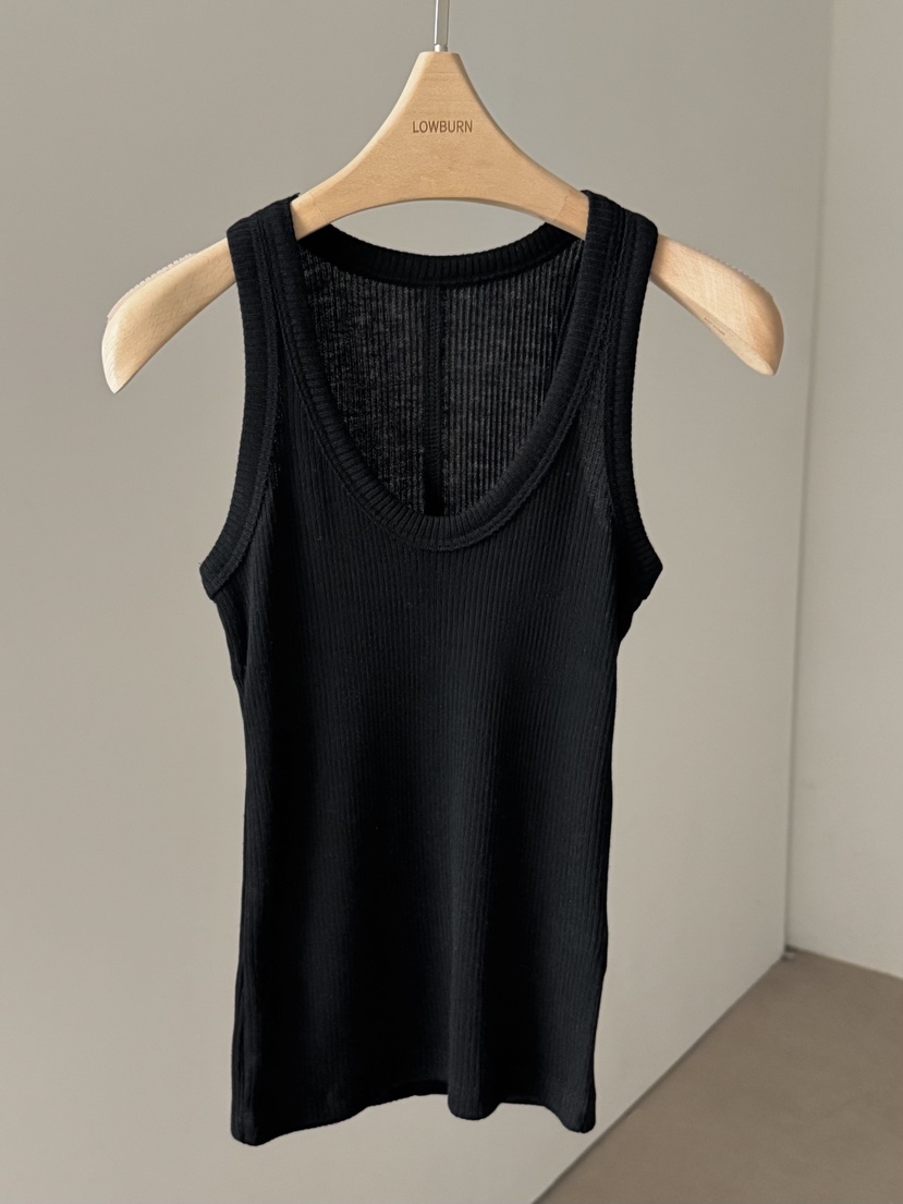 LOWBURN東大門直郵女士新品時尚真品休閑職業推薦吊帶背心LOWBURN吊帶/背心圖色4黑色