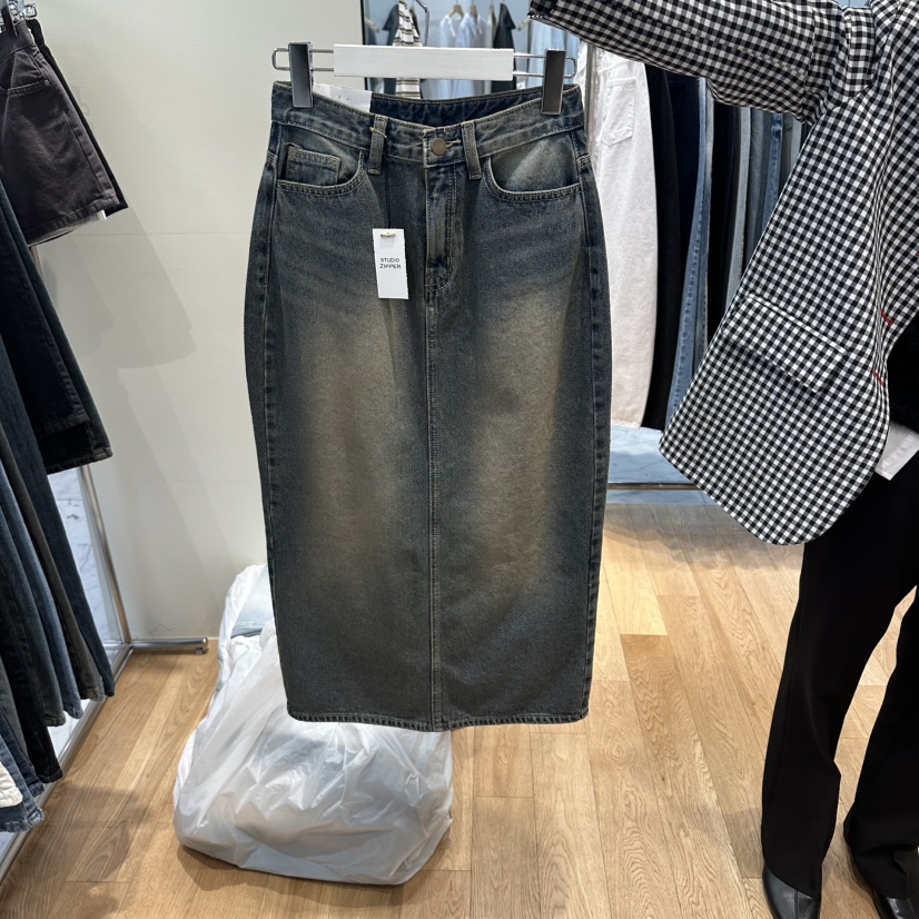 ZIPPER韓國代購女裝新款職業休閑26春夏推薦時尚熱賣長裙ZIPPER長裙圖色1