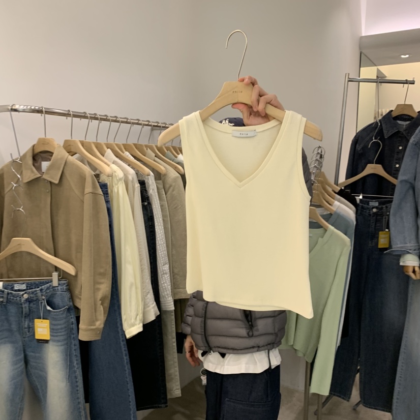 PHILO東大門實拍女士新品時尚職業人氣真品推薦熱賣吊帶背心PHILO吊帶/背心圖色1