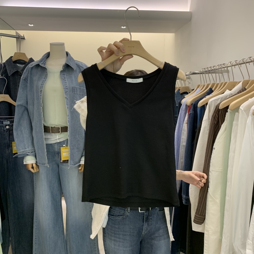 PHILO東大門實拍女士新品時尚職業人氣真品推薦熱賣吊帶背心PHILO吊帶/背心圖色4