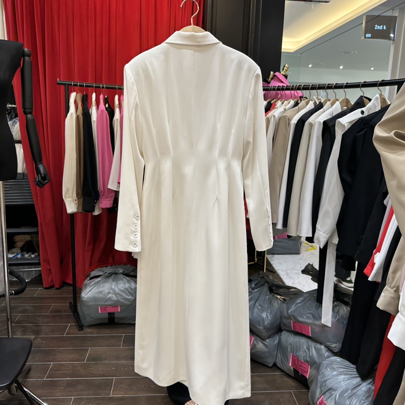 HERISH-HAUTE東大門直郵女裝新款真品時尚休閑26春夏長款風衣HERISH-HAUTE長款風衣