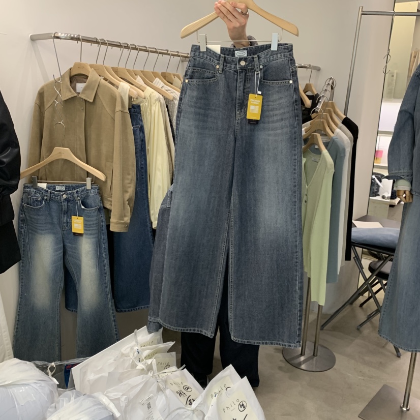 PHILO東大門直郵女士新款26春夏推薦時尚真品人氣熱賣牛仔褲PHILO牛仔褲圖色1