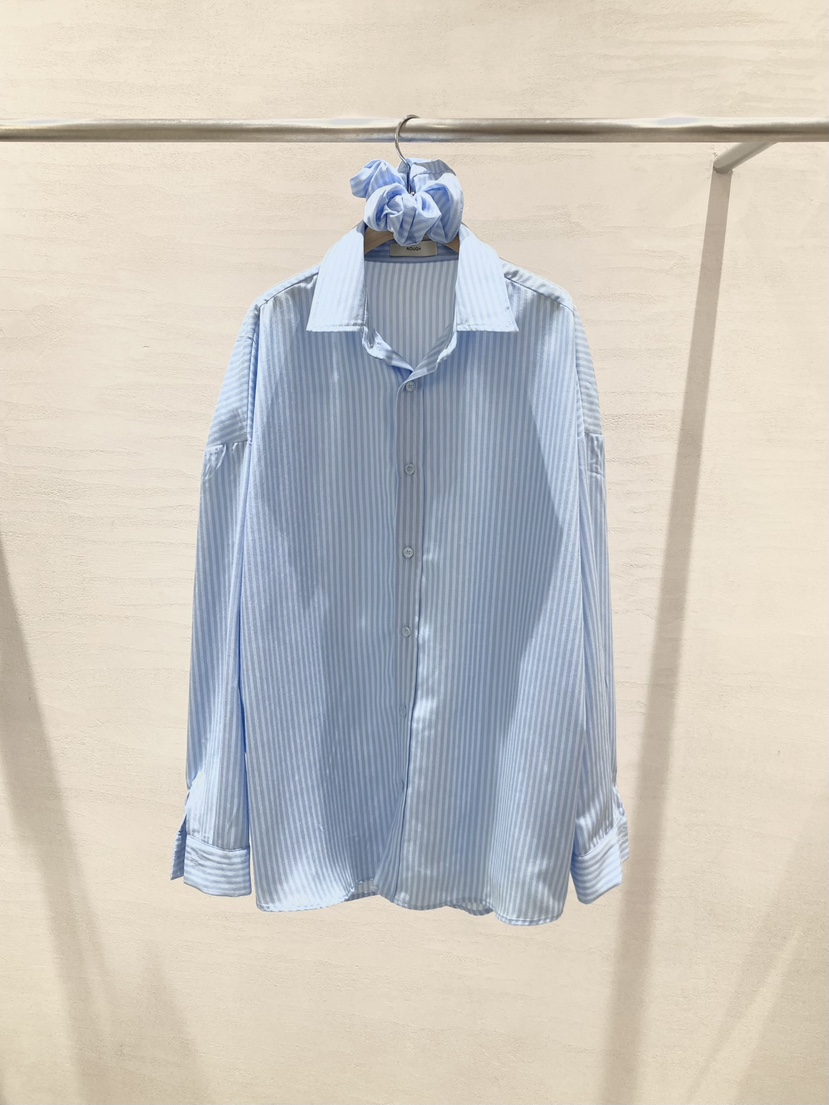 ROUGH韓國代購女裝新款時尚26春夏職業人氣襯衫蕾絲衫含頭飾ROUGH襯衫/蕾絲衫圖色2