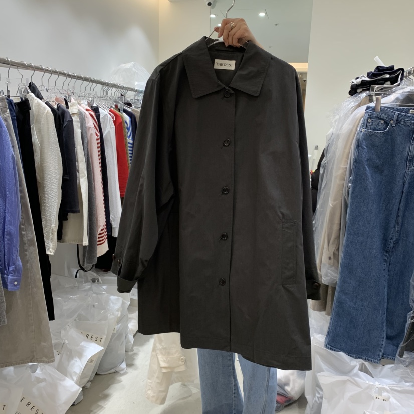 THE REST東大門實拍女士新品時尚休閑真品熱賣26春夏長款風衣THE REST/UNNOEUD長款風衣圖色1