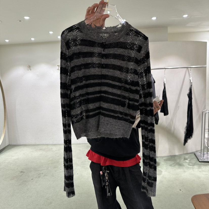 JERRY HALL-P東大門代購女裝新款推薦時尚真品針織衫開衫JERRY HALL針織衫圖色1