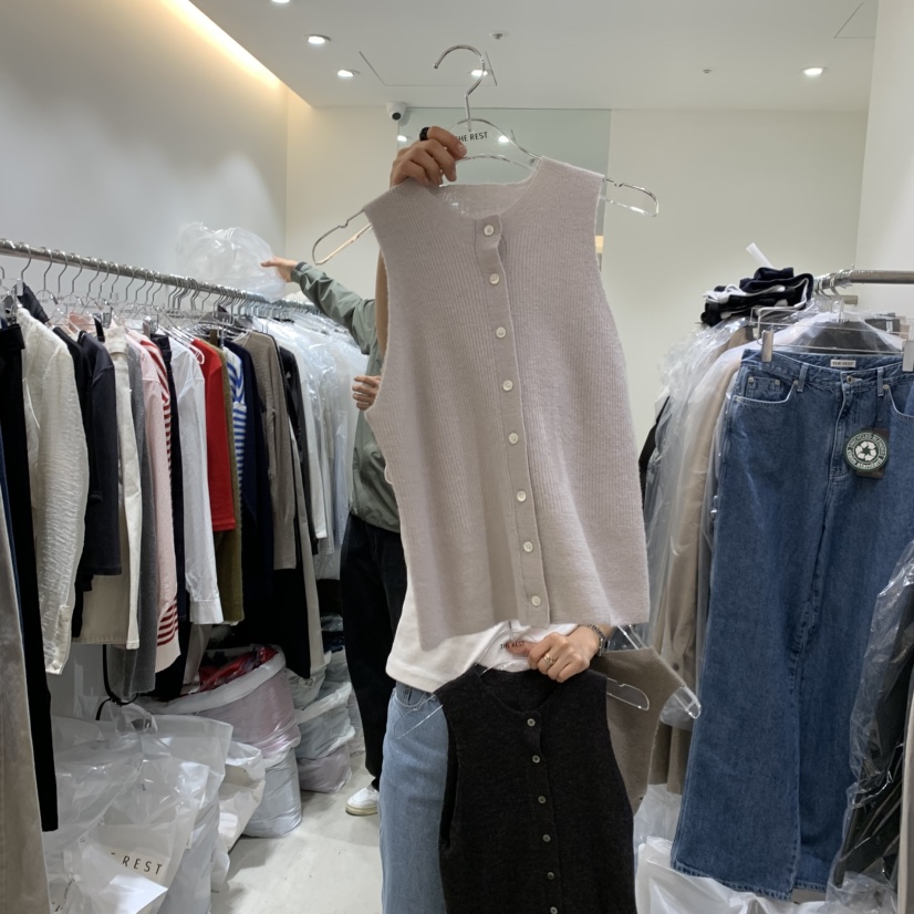 THE REST韓國直郵女裝新品推薦熱賣真品休閑26春夏職業馬甲THE REST/UNNOEUD馬甲圖色3