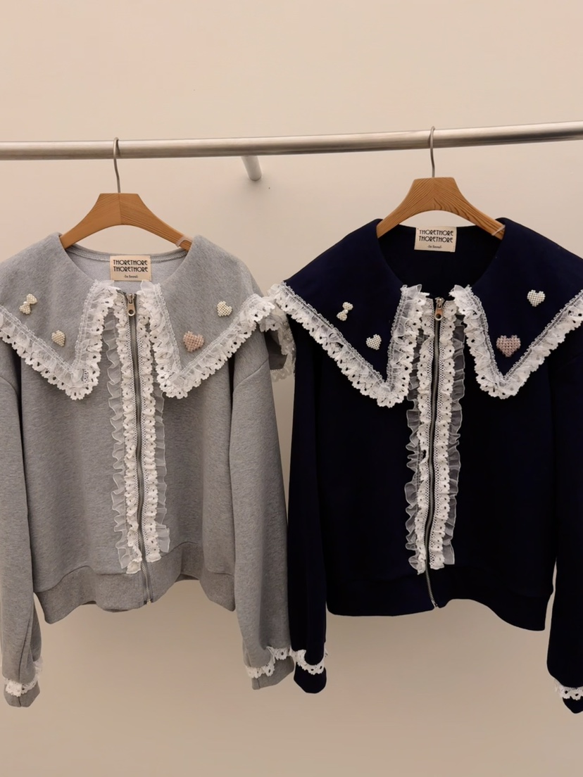 THORE東大門直郵女裝新款26春夏職業時尚人氣真品夾克拉鏈THORE夾克