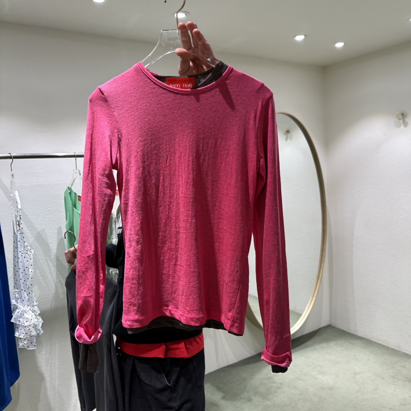 JERRY HALL-P東大門代購女裝新品職業真品推薦時尚長袖T恤JERRY HALL長袖T恤圖色3不含內搭