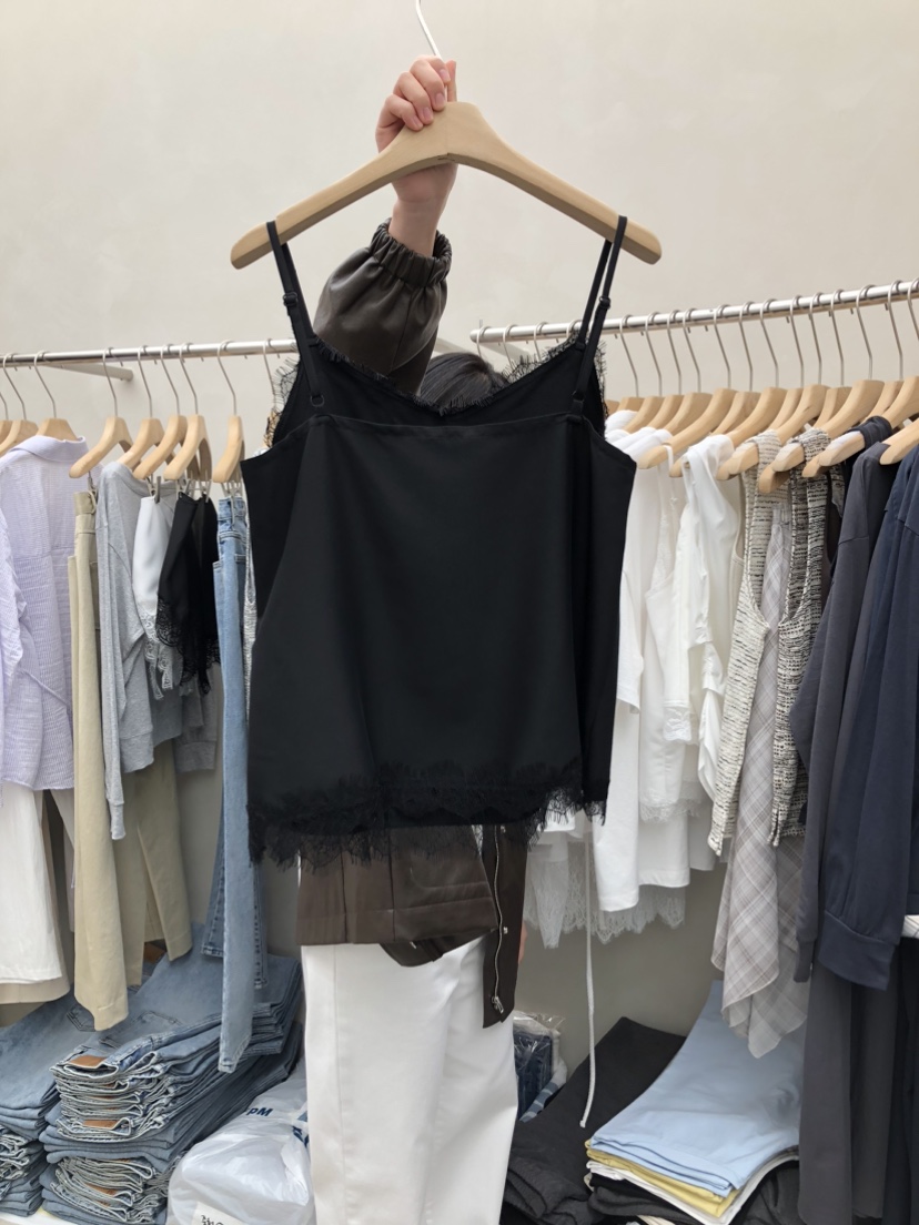 MURR東大門代購女裝新品26春夏休閑推薦時尚吊帶背心蕾絲MURR吊帶/背心