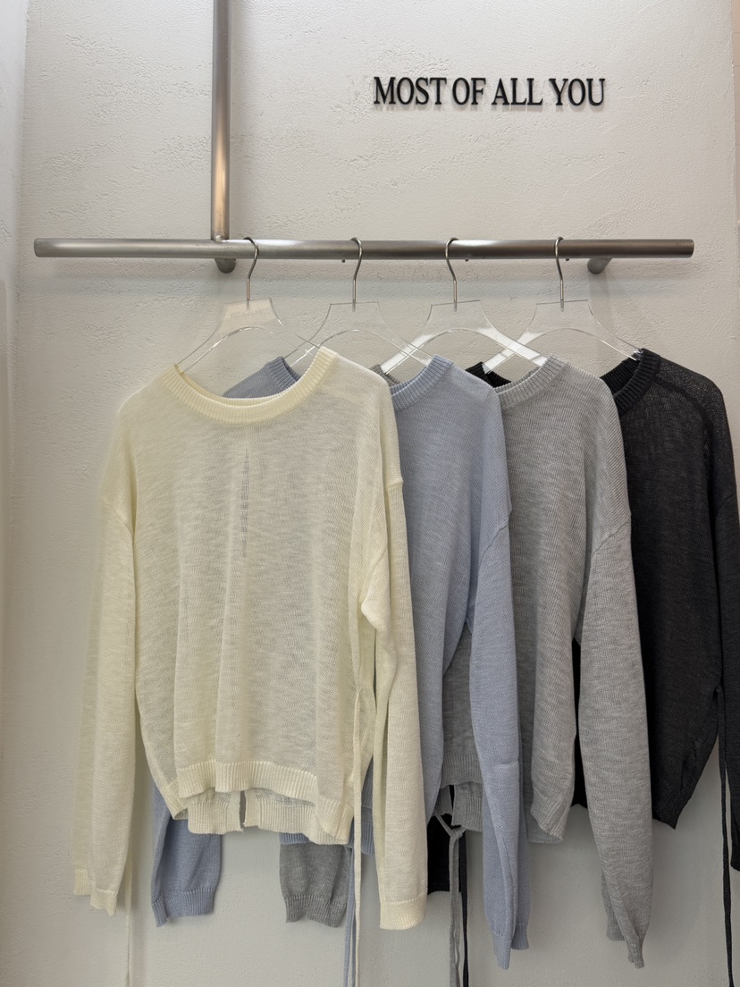 MOST OF ALL U東大門實拍女士新款26春夏職業人氣針織衫MOST OF ALL U針織衫