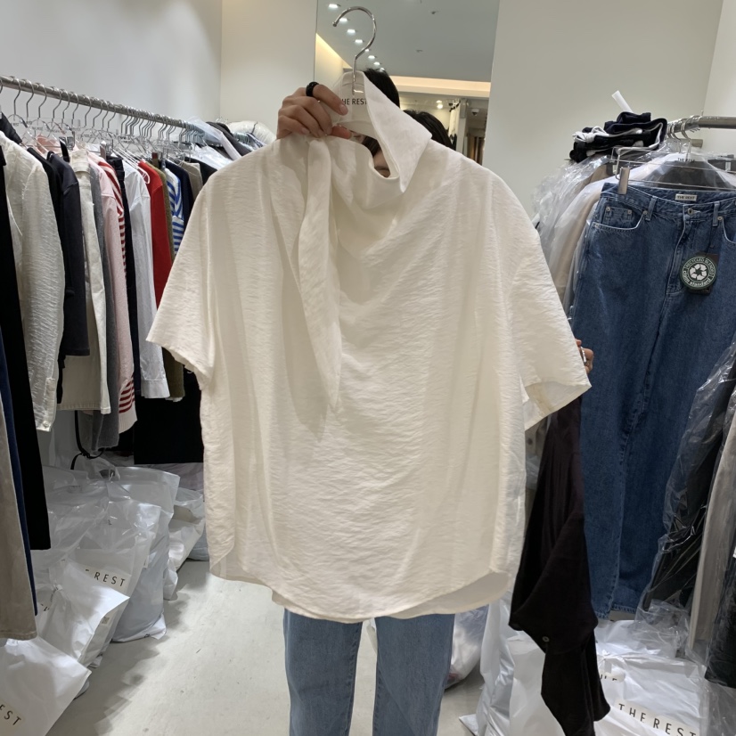 THE REST東大門實拍女士新品人氣職業熱賣推薦襯衫蕾絲衫THE REST/UNNOEUD襯衫/蕾絲衫圖色1