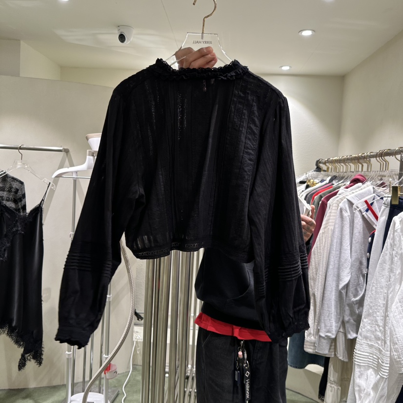 JERRY HALL-P韓國代購女士新款時尚推薦襯衫蕾絲衫蕾絲JERRY HALL襯衫/蕾絲衫